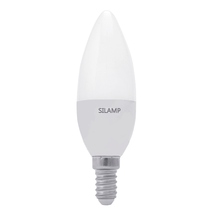 Lampadina oliva a led 6W attacco piccolo E14